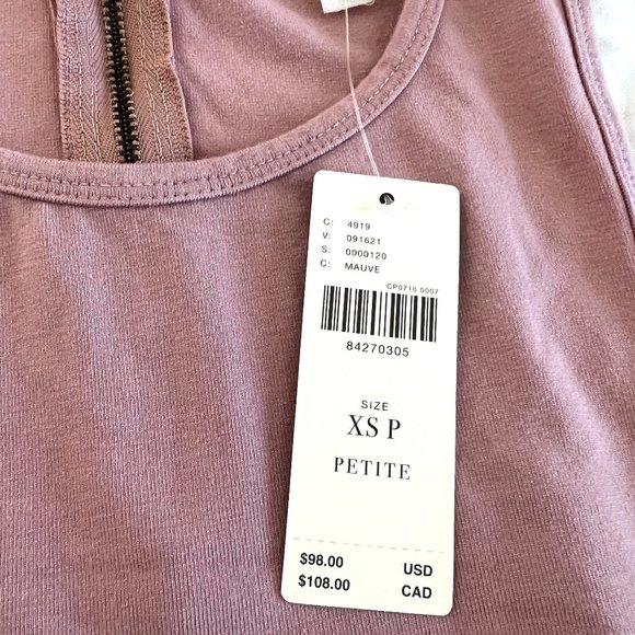 Daily Practice by Anthropologie Sleeveless Side-Ruched Dress NWT - Picture 10 of 13